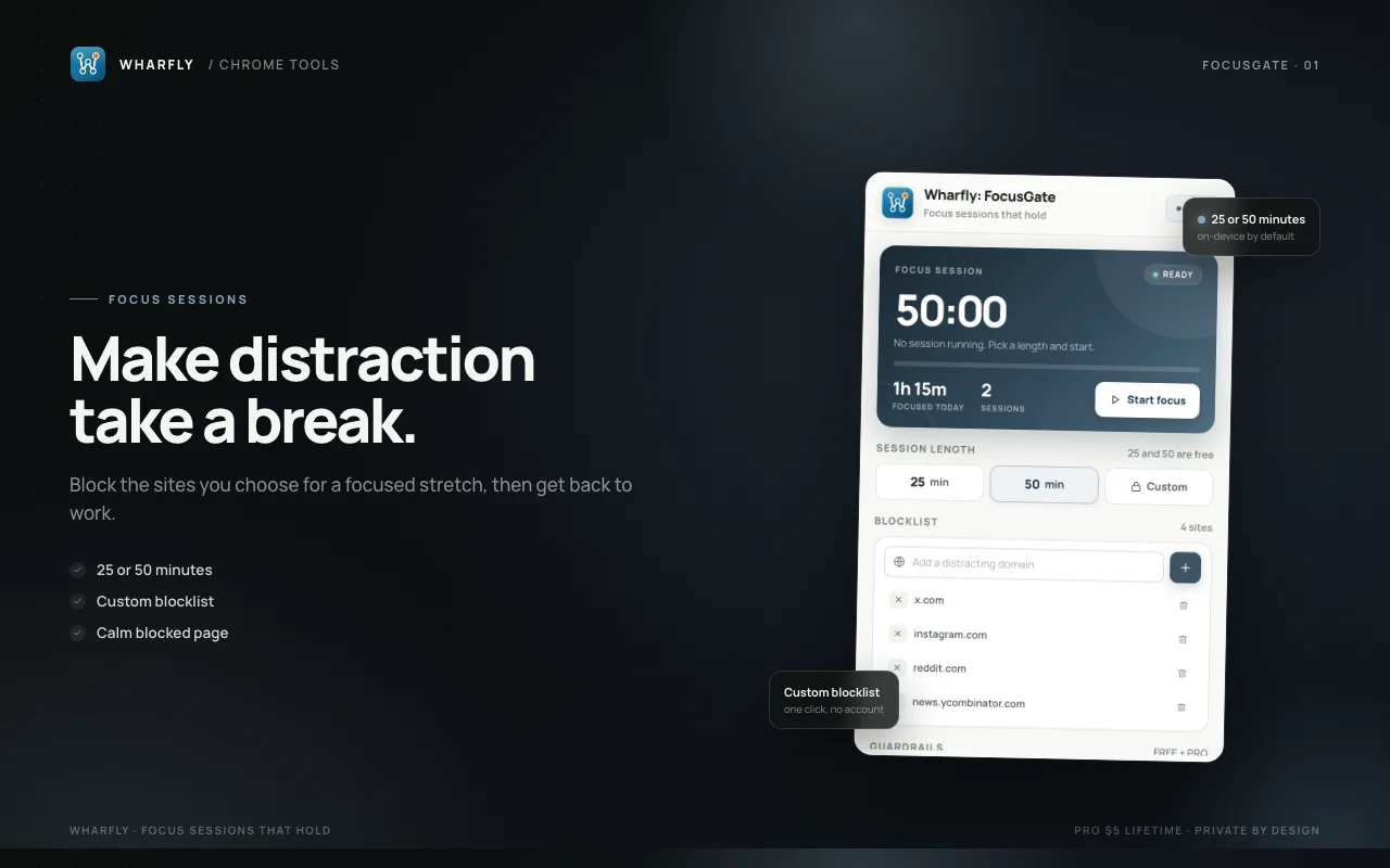 FocusGate screen