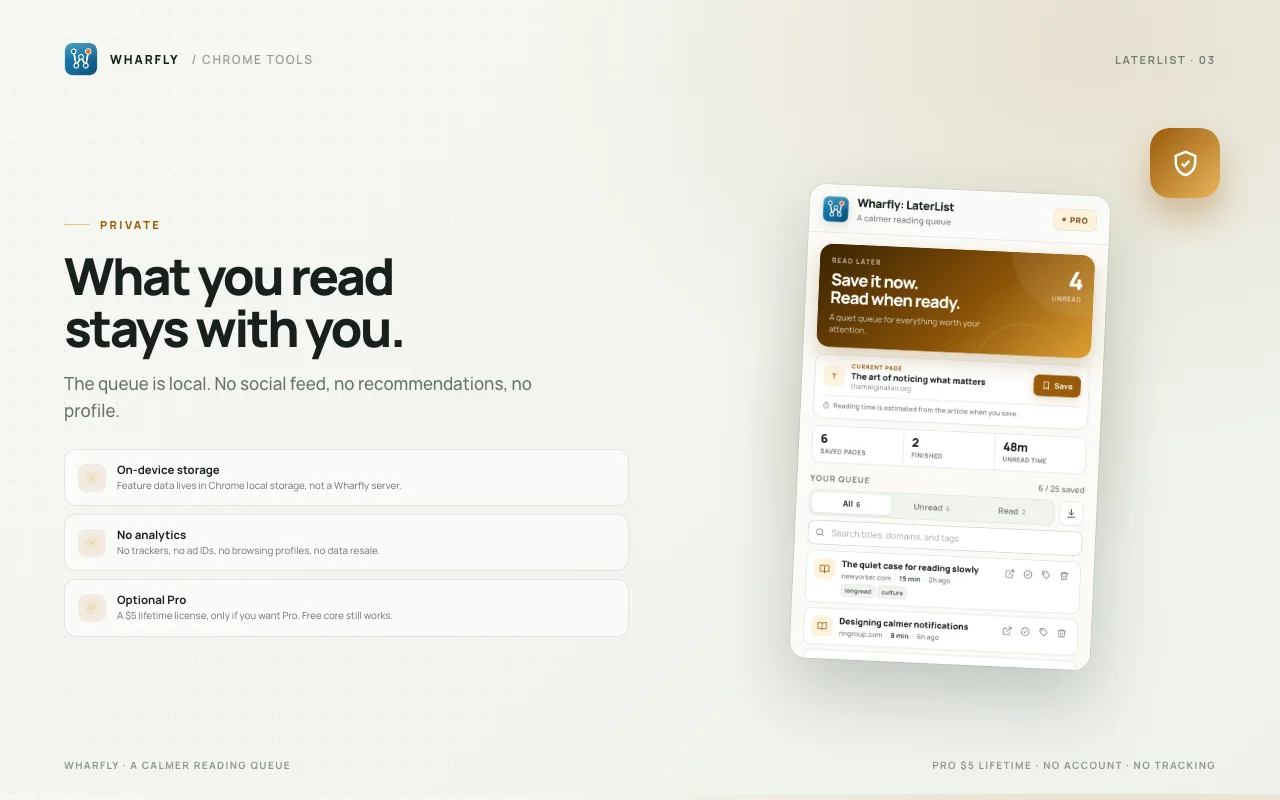 LaterList screen 3