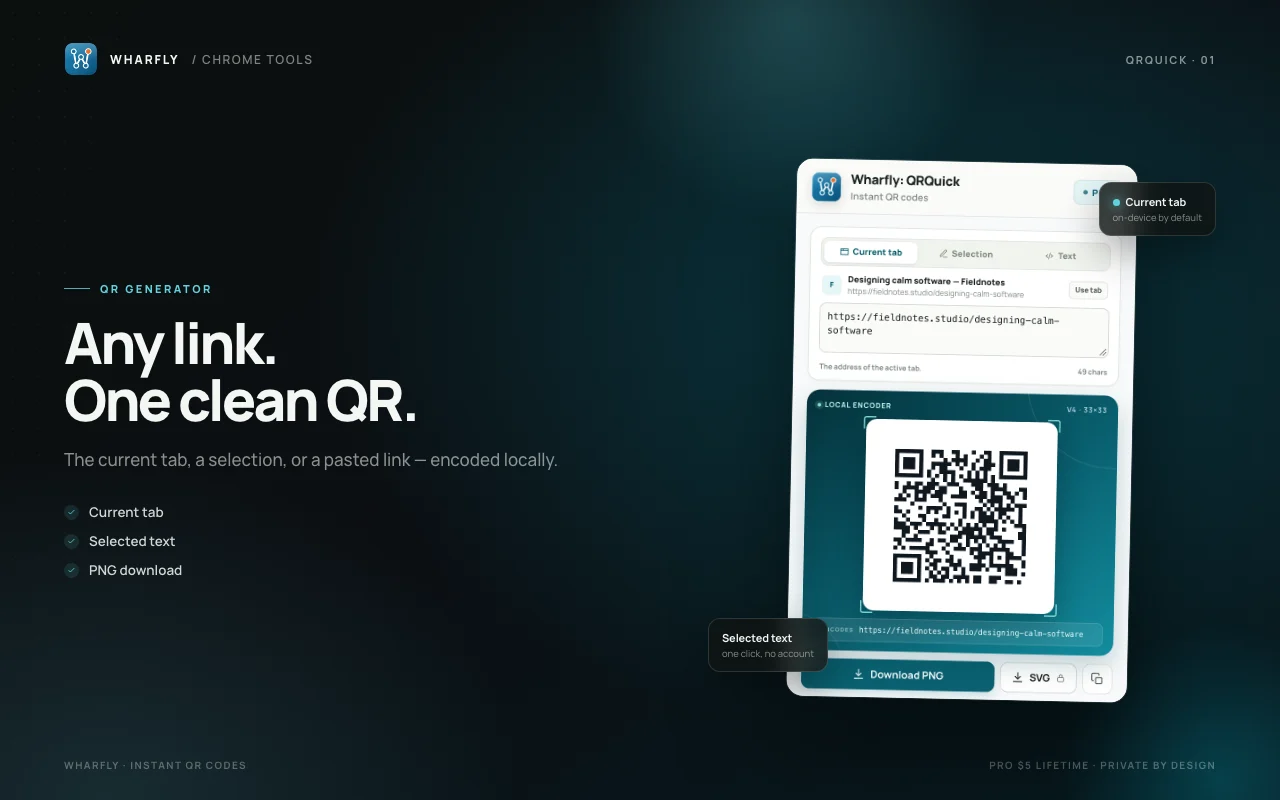 QRQuick screen