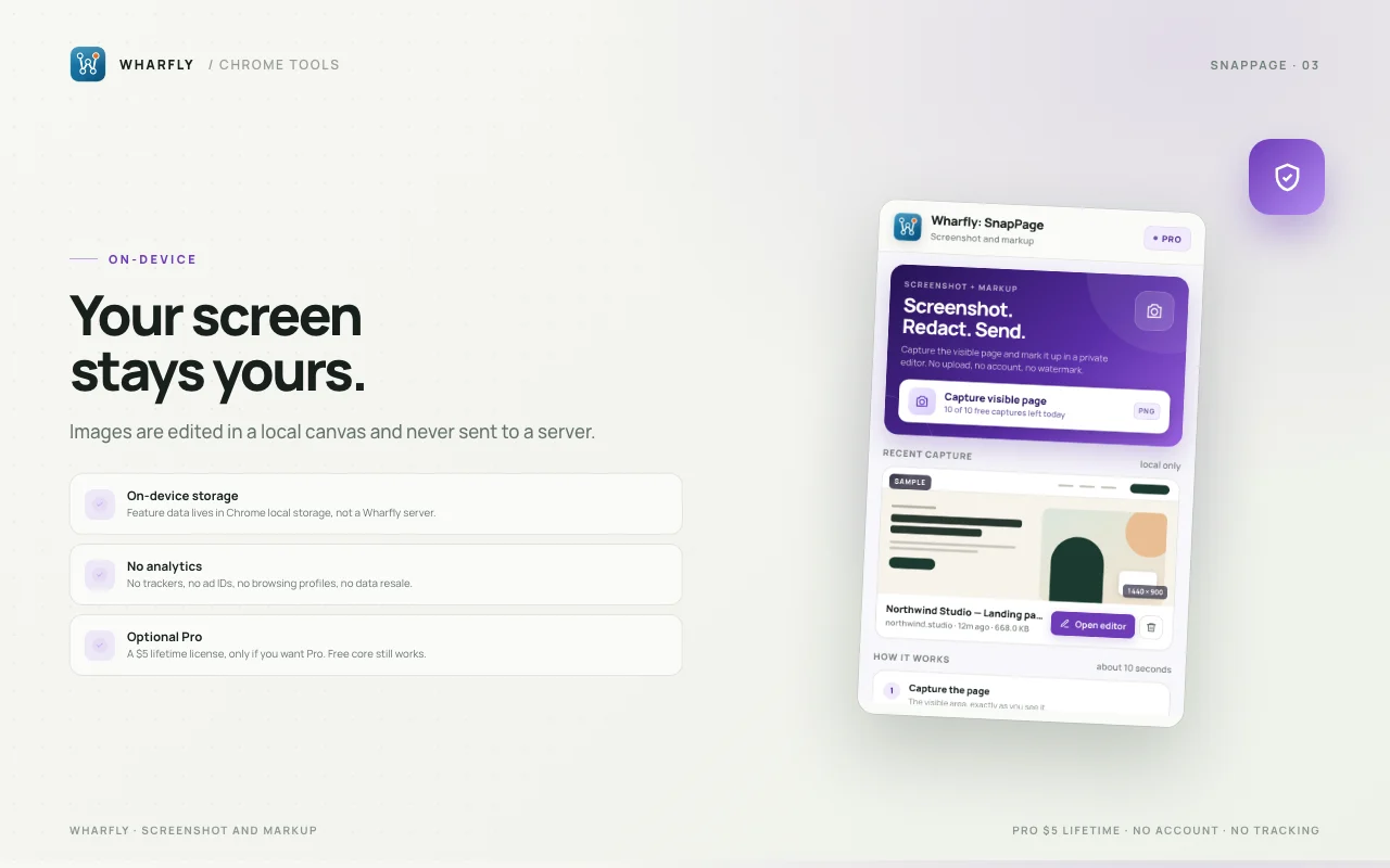 SnapPage screen 3