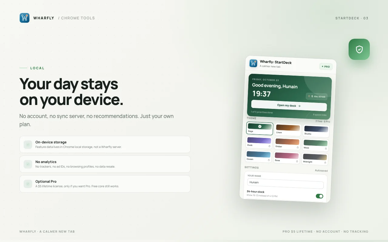 StartDeck screen 3