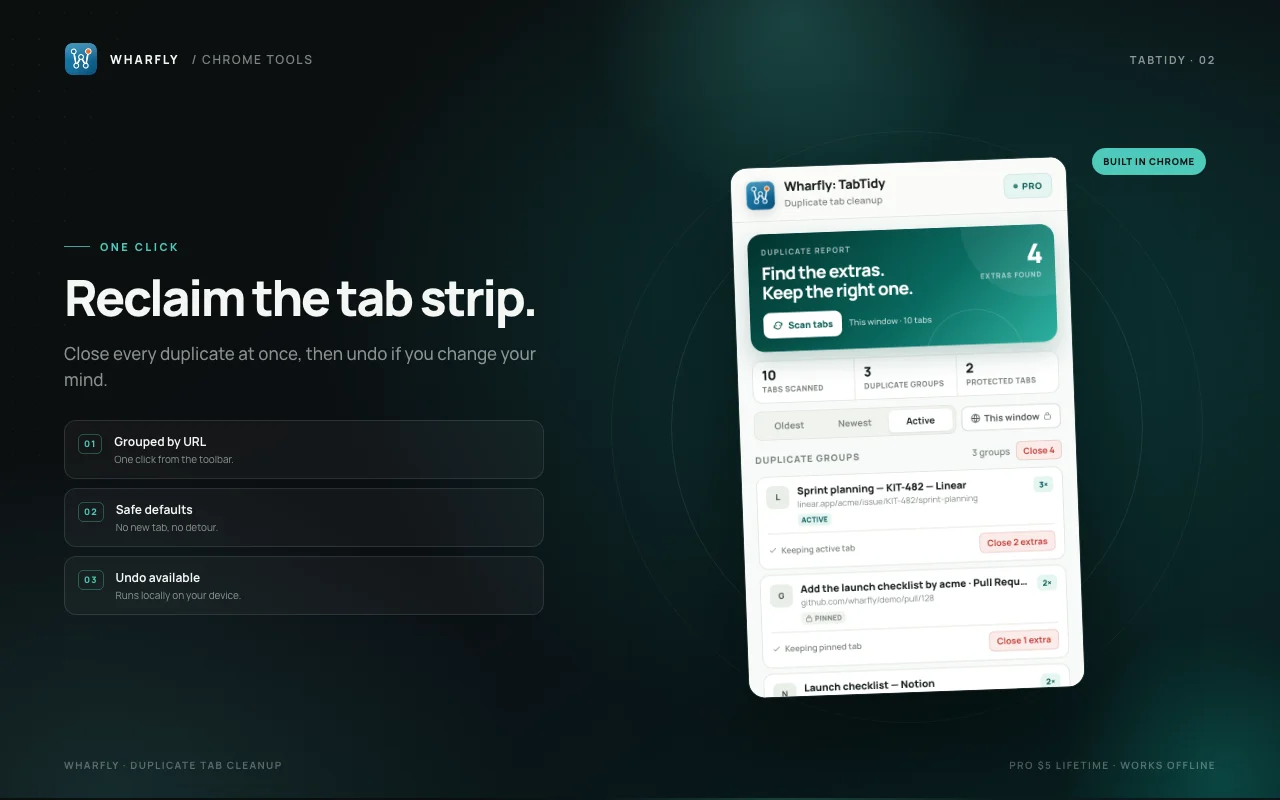 TabTidy screen 2